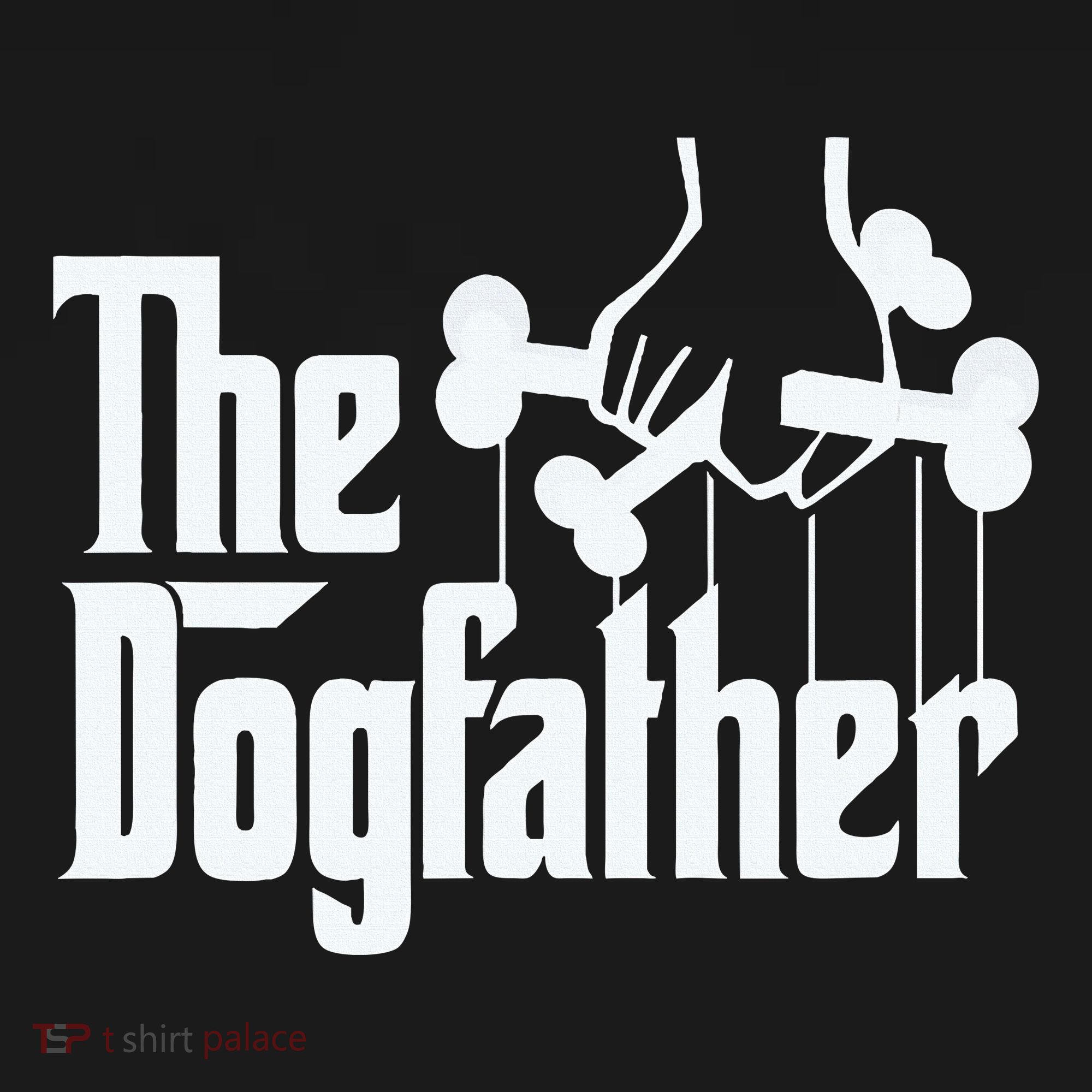 The Dogfather Dog Dad Fathers Day Gift Dog Lover Mousepad