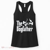 The Dogfather Dog Dad Fathers Day Gift Dog Lover Women's Tank Top thumb 0