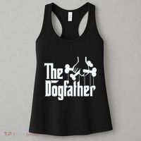 The Dogfather Dog Dad Fathers Day Gift Dog Lover Women's Tank Top thumb 3