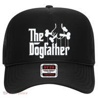 The Dogfather Dog Dad Fathers Day Gift Dog Lover Hat thumb 0