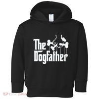 The Dogfather Dog Dad Fathers Day Gift Dog Lover Toddler Hoodie thumb 0