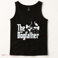 The Dogfather Dog Dad Fathers Day Gift Dog Lover Tank Top thumb 2