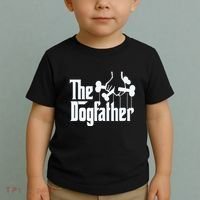 The Dogfather Dog Dad Fathers Day Gift Dog Lover Toddler T-Shirt thumb 2