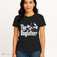 The Dogfather Dog Dad Fathers Day Gift Dog Lover Women's T-Shirt thumb 4