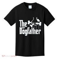 The Dogfather Dog Dad Fathers Day Gift Dog Lover Kids T-Shirt thumb 0