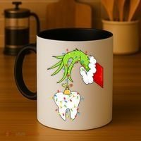 Tooth Dentist Dental Christmas Holiday Coffee Mug thumb 4
