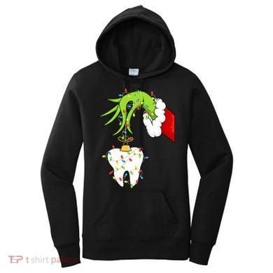 Tooth Dentist Dental Christmas Holiday Women's Hoodie