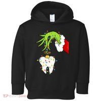 Tooth Dentist Dental Christmas Holiday Toddler Hoodie thumb 0