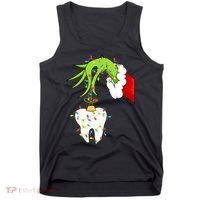 Tooth Dentist Dental Christmas Holiday Tank Top thumb 0
