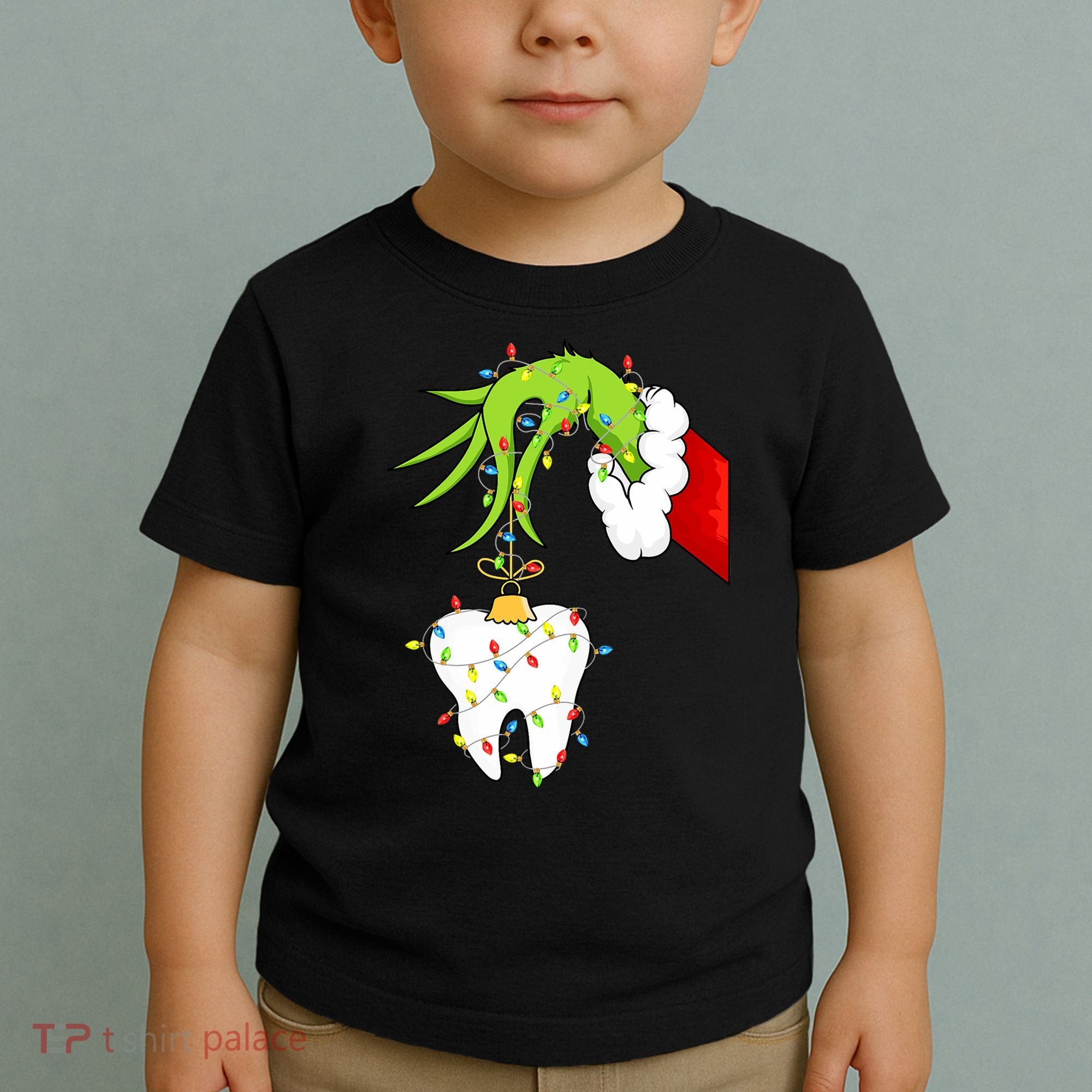 Tooth Dentist Dental Christmas Holiday Toddler T-Shirt