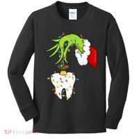 Tooth Dentist Dental Christmas Holiday Kids Long Sleeve Shirt thumb 0