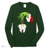 Tooth Dentist Dental Christmas Holiday Long Sleeve Shirt thumb 0