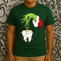 Tooth Dentist Dental Christmas Holiday T-Shirt thumb 3