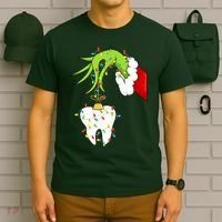 Tooth Dentist Dental Christmas Holiday T-Shirt thumb 6
