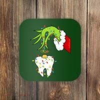 Tooth Dentist Dental Christmas Holiday Coaster thumb 0