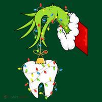 Tooth Dentist Dental Christmas Holiday Coaster thumb 2