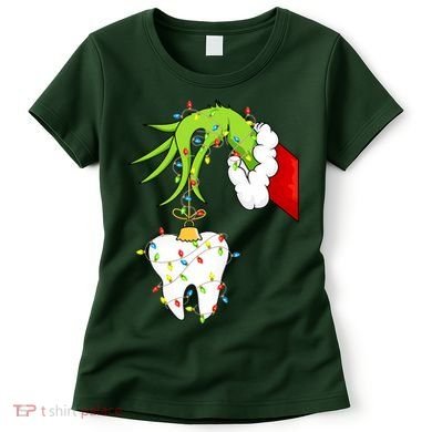 Tooth Dentist Dental Christmas Holiday Women's T-Shirt