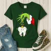 Tooth Dentist Dental Christmas Holiday Women's T-Shirt thumb 3
