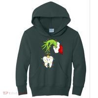 Tooth Dentist Dental Christmas Holiday Kids Hoodie thumb 0