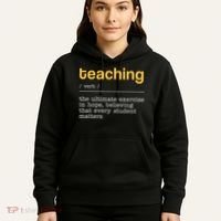 Teaching Dictionary Definition Teacher Motivational Hoodie thumb 5