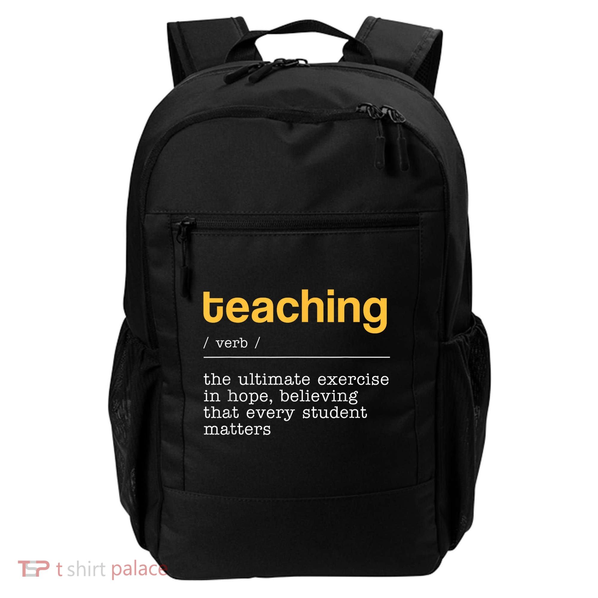 Teaching Dictionary Definition Teacher Motivational Backpack