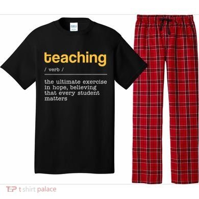 Teaching Dictionary Definition Teacher Motivational Pajama Set
