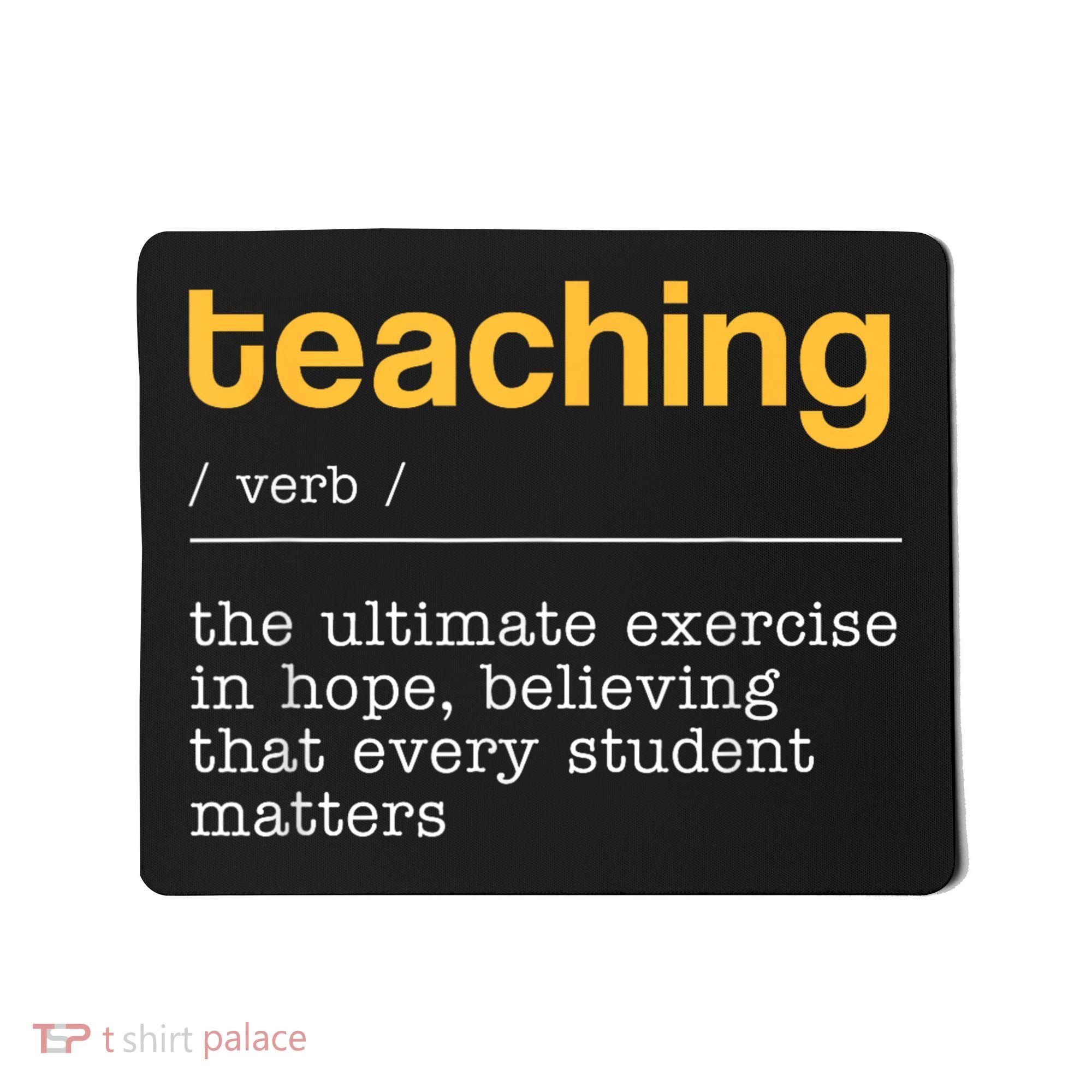 Teaching Dictionary Definition Teacher Motivational Mousepad