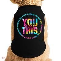 Tie Dye Don't Stress Do Your Best You Got This Test Day Doggie Tank thumb 0