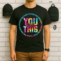 Tie Dye Don't Stress Do Your Best You Got This Test Day T-Shirt thumb 6