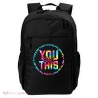 Tie Dye Don't Stress Do Your Best You Got This Test Day Backpack thumb 0