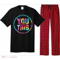 Tie Dye Don't Stress Do Your Best You Got This Test Day Pajama Set thumb 0