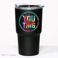 Tie Dye Don't Stress Do Your Best You Got This Test Day Tumbler thumb 0