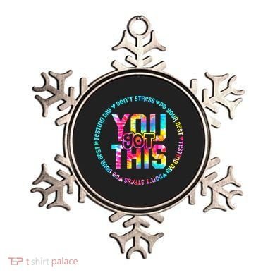 Tie Dye Don't Stress Do Your Best You Got This Test Day Ornament