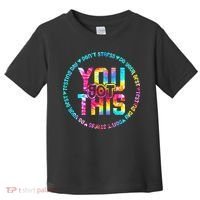 Tie Dye Don't Stress Do Your Best You Got This Test Day Toddler T-Shirt thumb 0