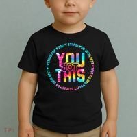 Tie Dye Don't Stress Do Your Best You Got This Test Day Toddler T-Shirt thumb 2