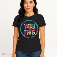 Tie Dye Don't Stress Do Your Best You Got This Test Day Women's T-Shirt thumb 4
