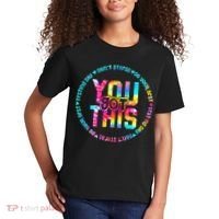 Tie Dye Don't Stress Do Your Best You Got This Test Day Kids T-Shirt thumb 2