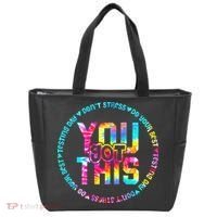 Tie Dye Don't Stress Do Your Best You Got This Test Day Tote Bag thumb 0