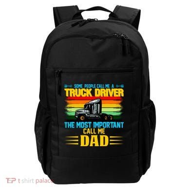 Truck Driver Dad Gift Backpack