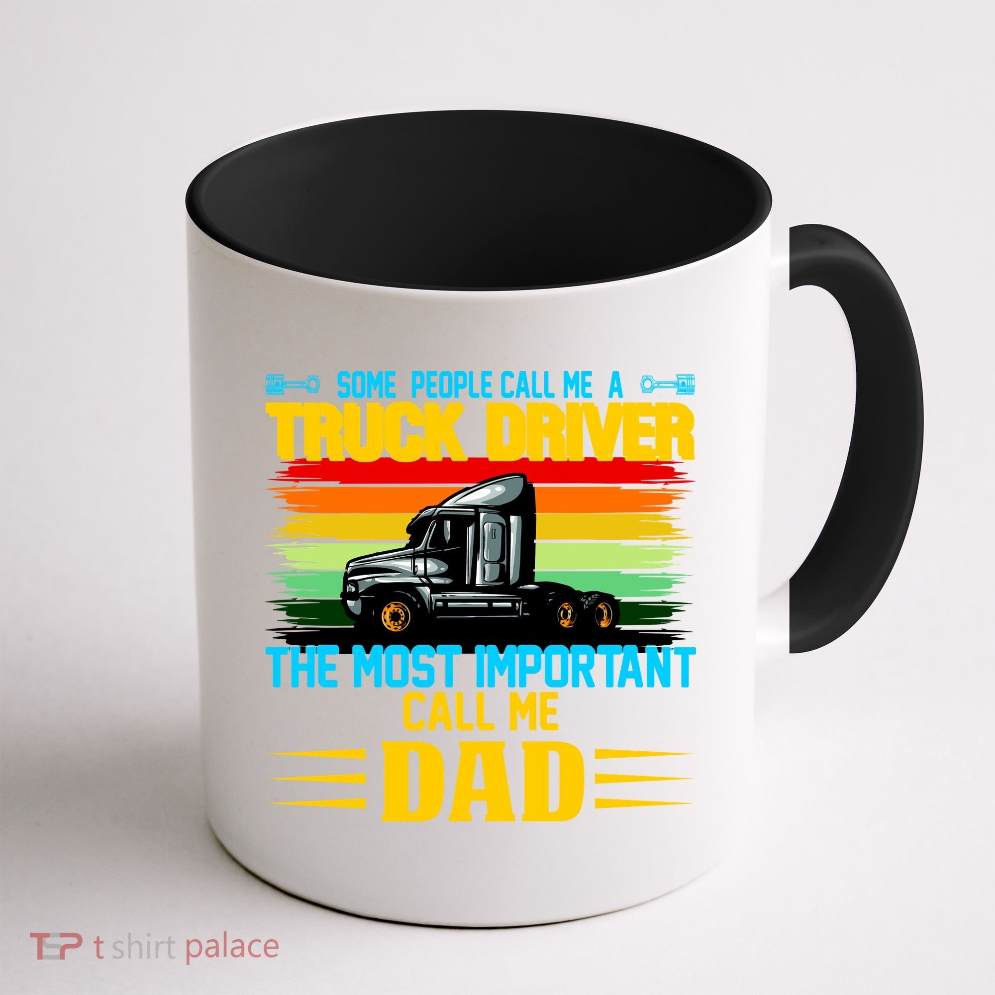 Truck Driver Dad Gift Coffee Mug