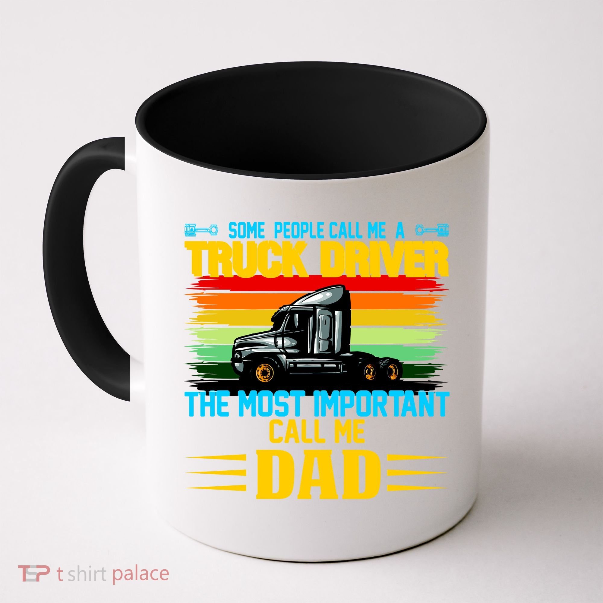 Truck Driver Dad Gift Coffee Mug