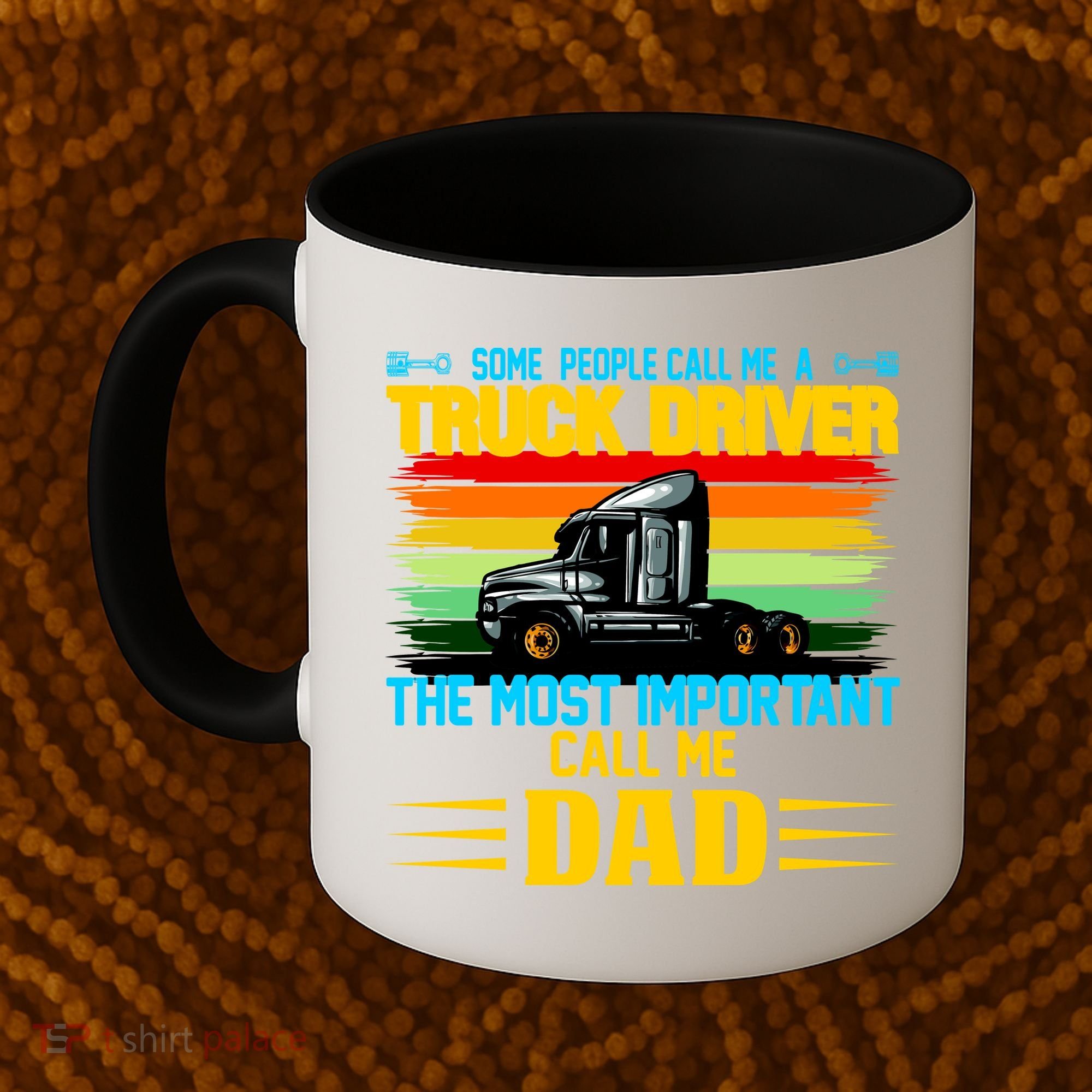 Truck Driver Dad Gift Coffee Mug