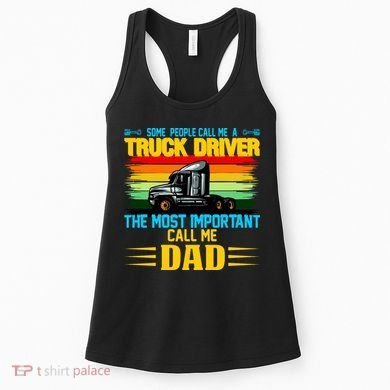 Truck Driver Dad Gift Women's Tank Top