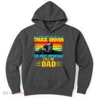 Truck Driver Dad Gift Hoodie thumb 0