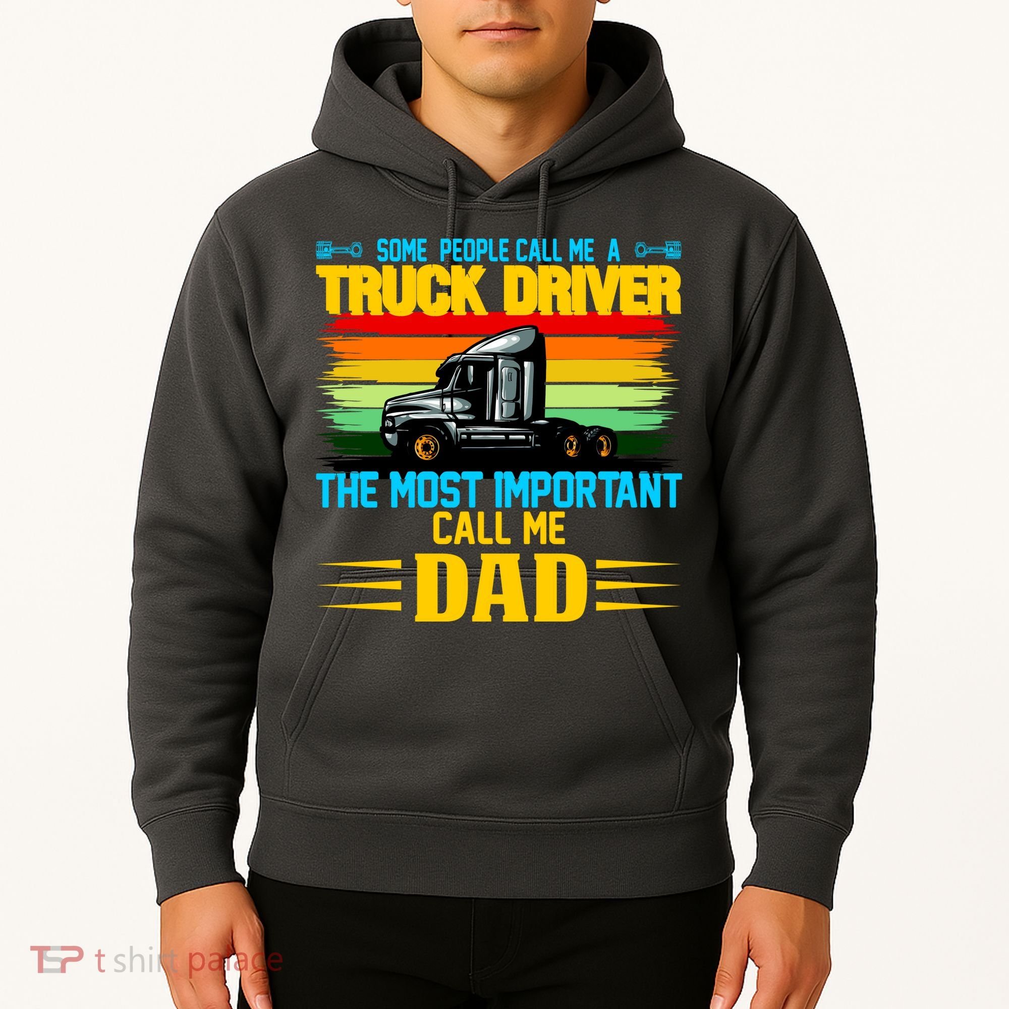 Truck Driver Dad Gift Hoodie