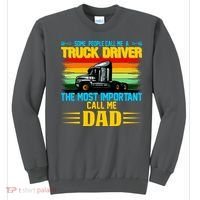 Truck Driver Dad Gift Sweatshirt thumb 0