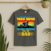 Truck Driver Dad Gift T-Shirt thumb 2