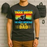Truck Driver Dad Gift T-Shirt thumb 6