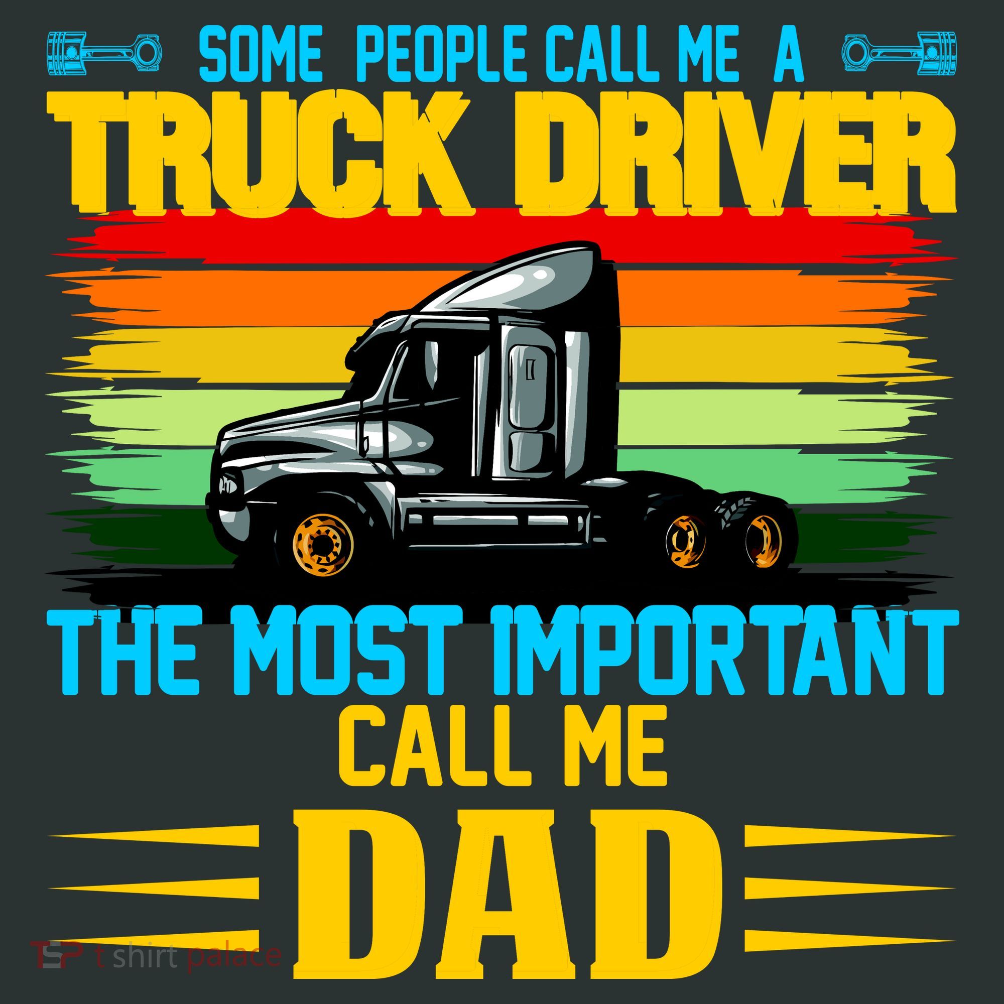 Truck Driver Dad Gift Baby Bodysuit