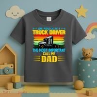 Truck Driver Dad Gift Toddler T-Shirt thumb 3